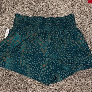 Old Navy Teal and Brown Athletic Shorts